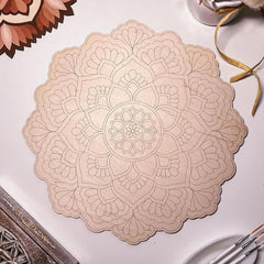 American Elm Pre-Marked Mandala Coloring Board MDF Panel DIY Adult Coloring Wall Art Easy Drawing Craft Kit