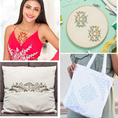 fabric painting corner stencil kit