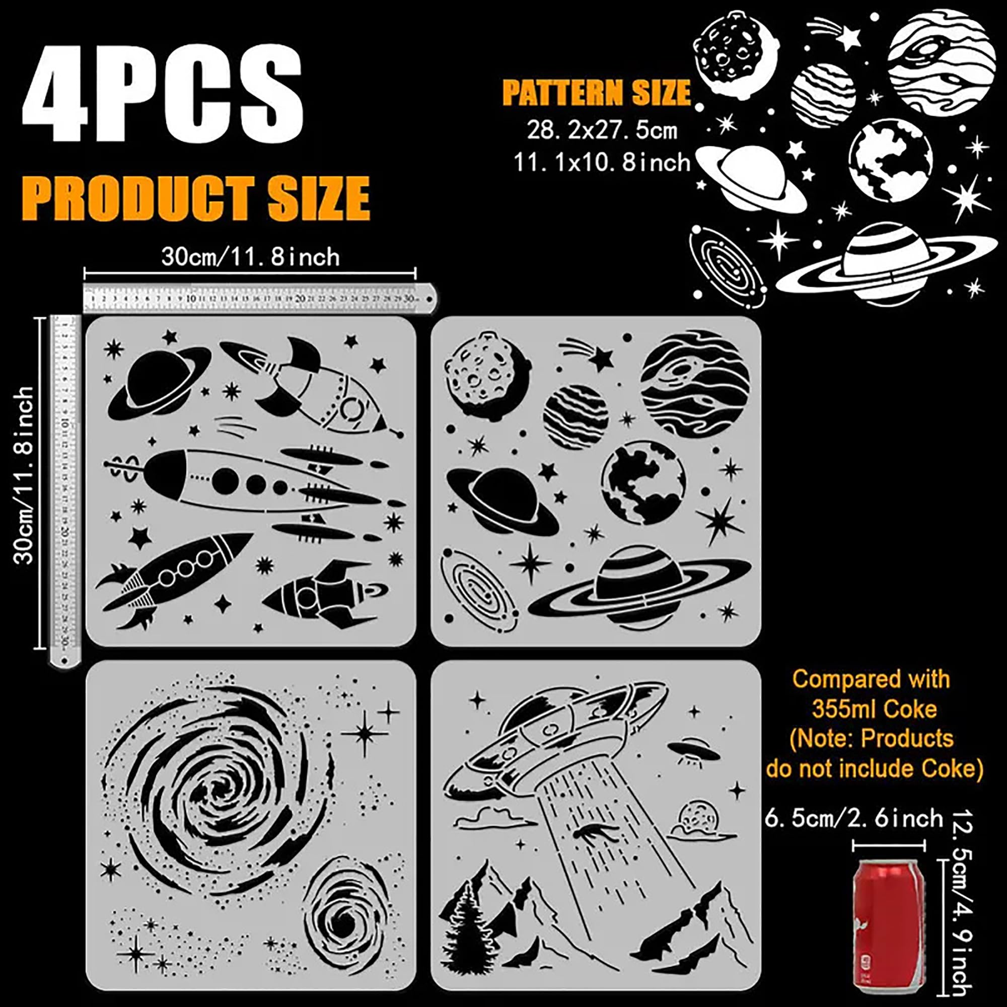 plastic scrapbooking stencils