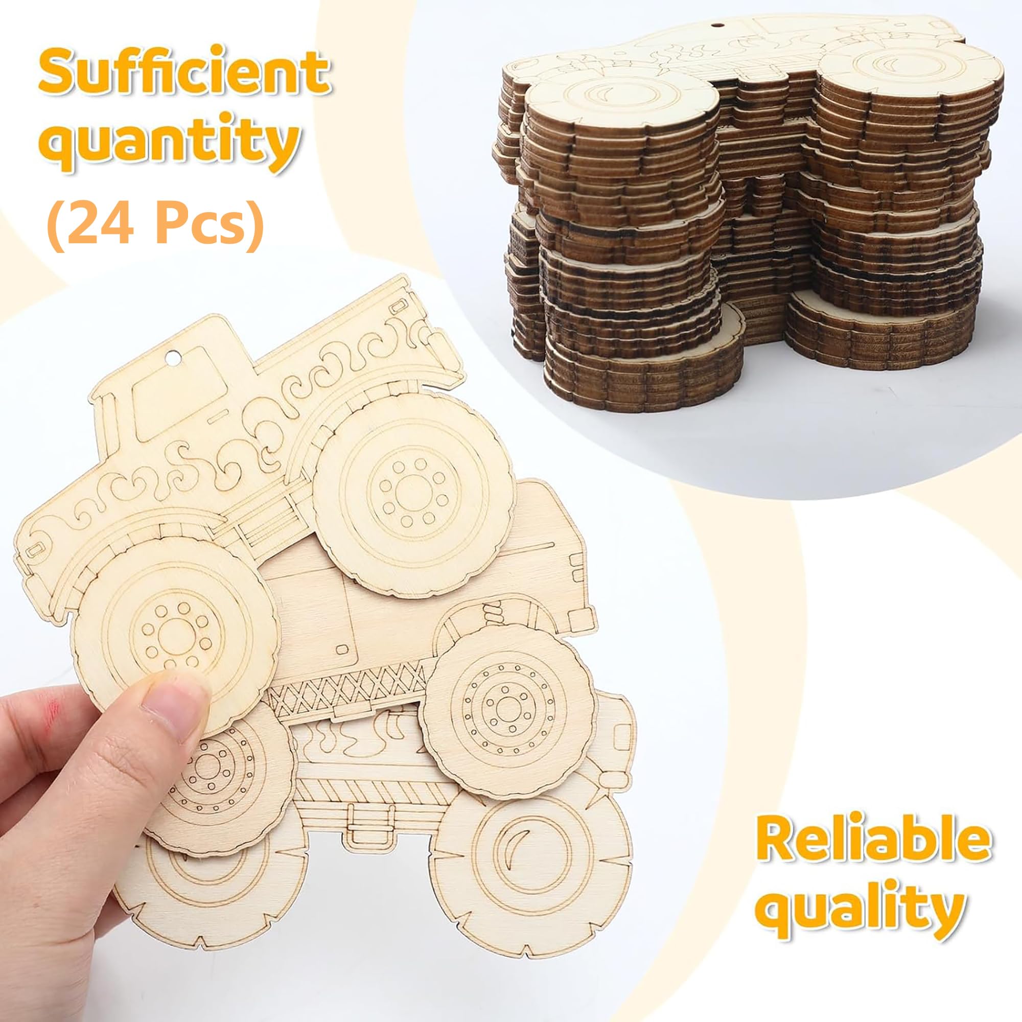 Crafting kit natural timber bunny and egg designs for holidays
