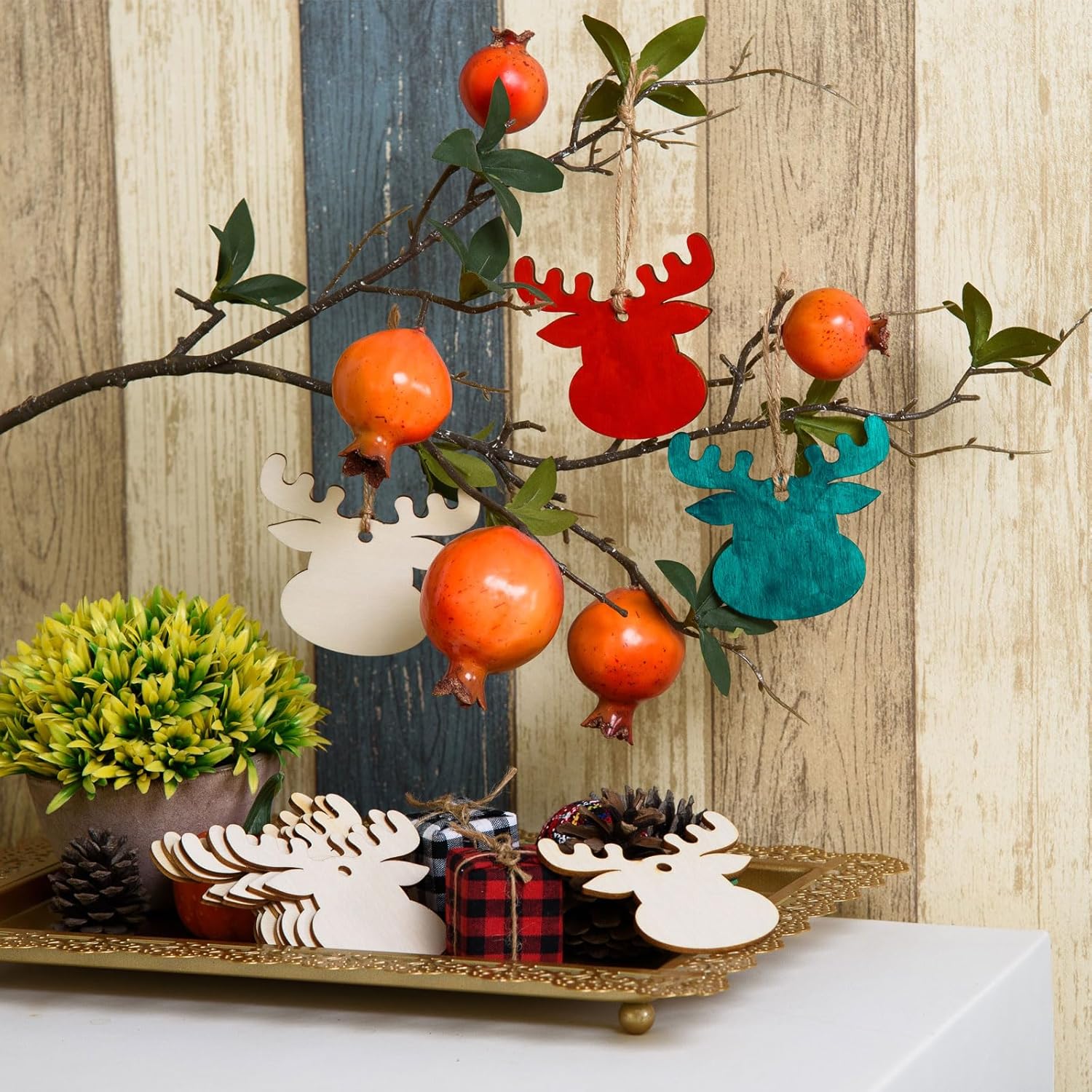pine mdf reindeer craft cutouts