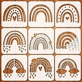 rainbow stencils for wall painting rainbow for kids plastic stencils for craft and art rainbow stencil for wall rainbow stencil for pants rainbow stencil for wall