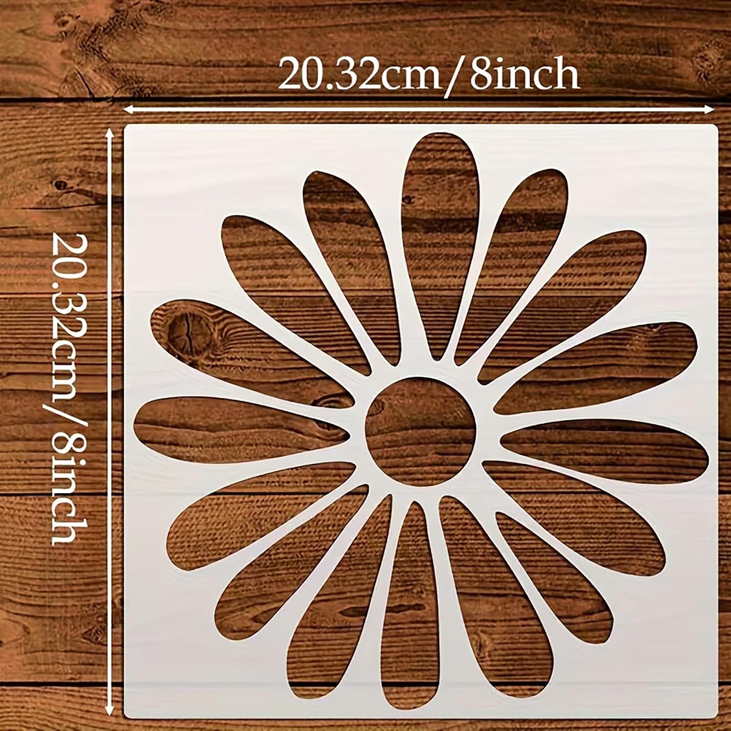 pet flower stencil for diy crafts