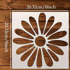 pet flower stencil for diy crafts