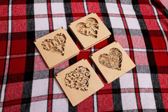 unfinished ring box wood shapes