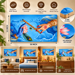 romantic divine wall art for Indian home decor