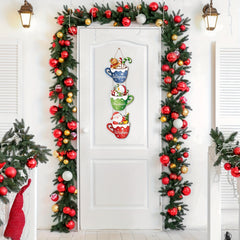 Christmas entrance door decoration