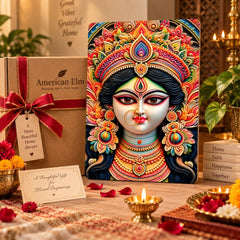 Maa Durga face decorative wall panel