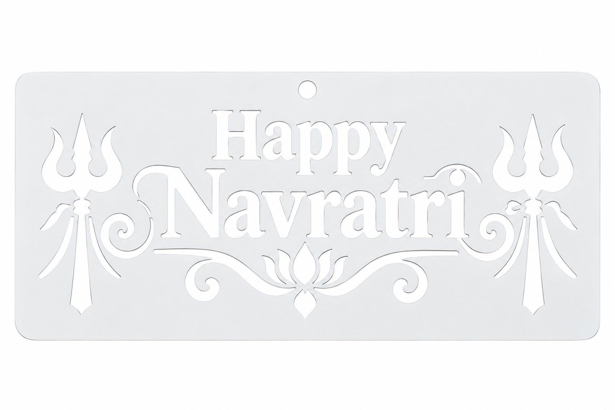 navratri decoration painting template