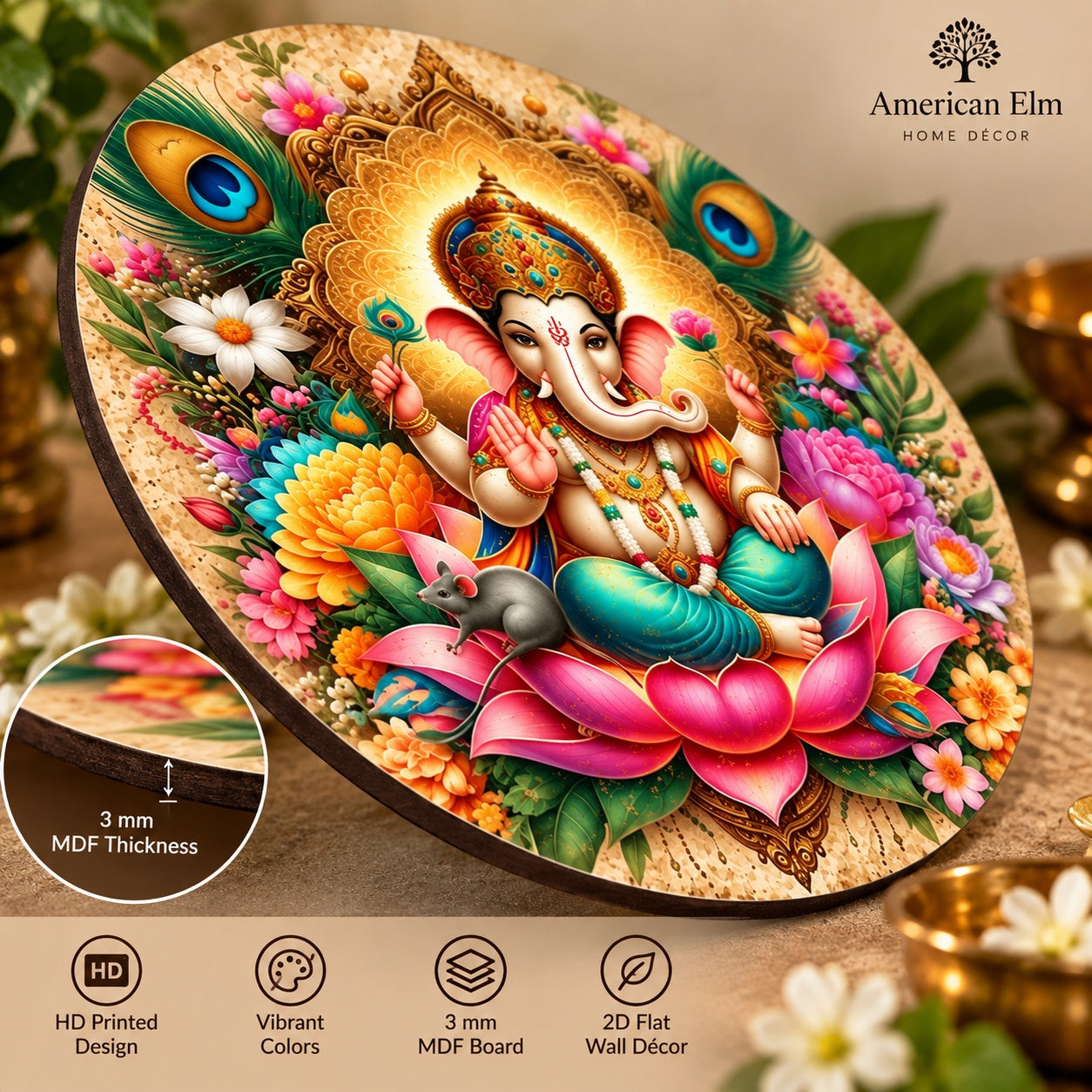 ganesha decorative wall hanging
