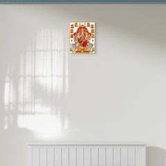 Hindu goddess artwork aluminum print
