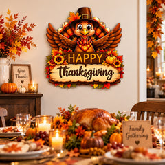 lightweight MDF fall décor sign