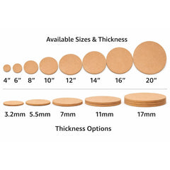 round mdf sheet