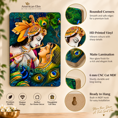 Radha Krishna wall art for living room
