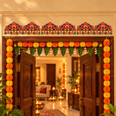 main door frame border decor traditional Indian