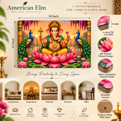Ganesh Ji wall decor for home temple