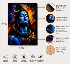 Hindu god wall decor for home