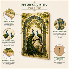 peacock wall painting for home