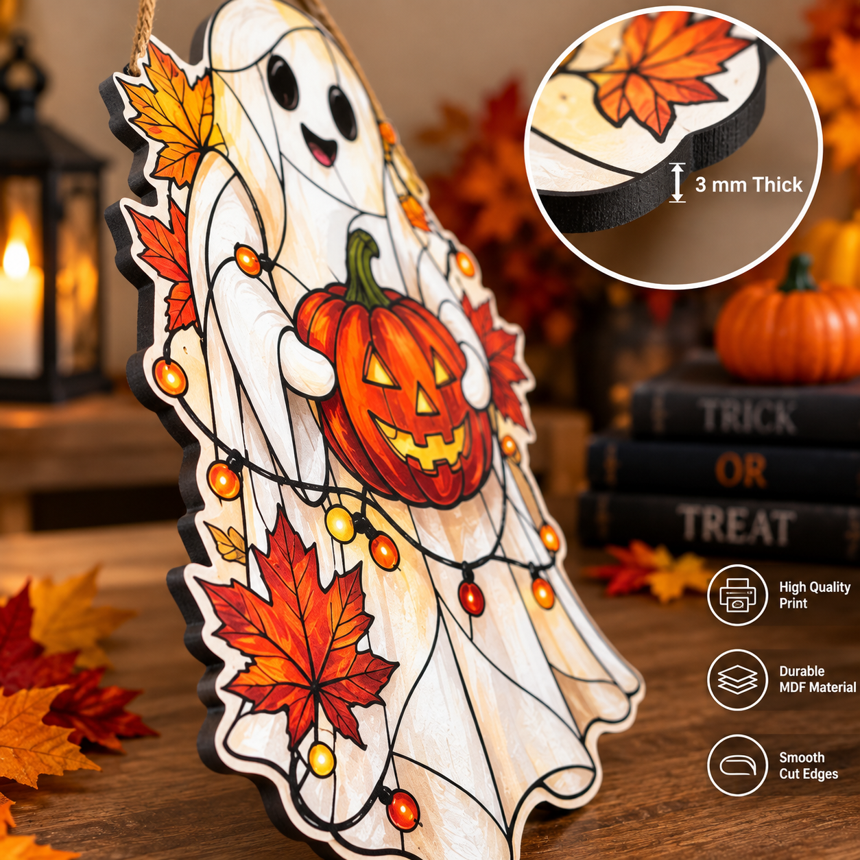 Halloween window decoration hanging