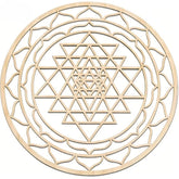 festival theme wooden round decor
