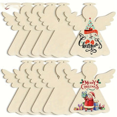 DIY paintable wooden ornaments