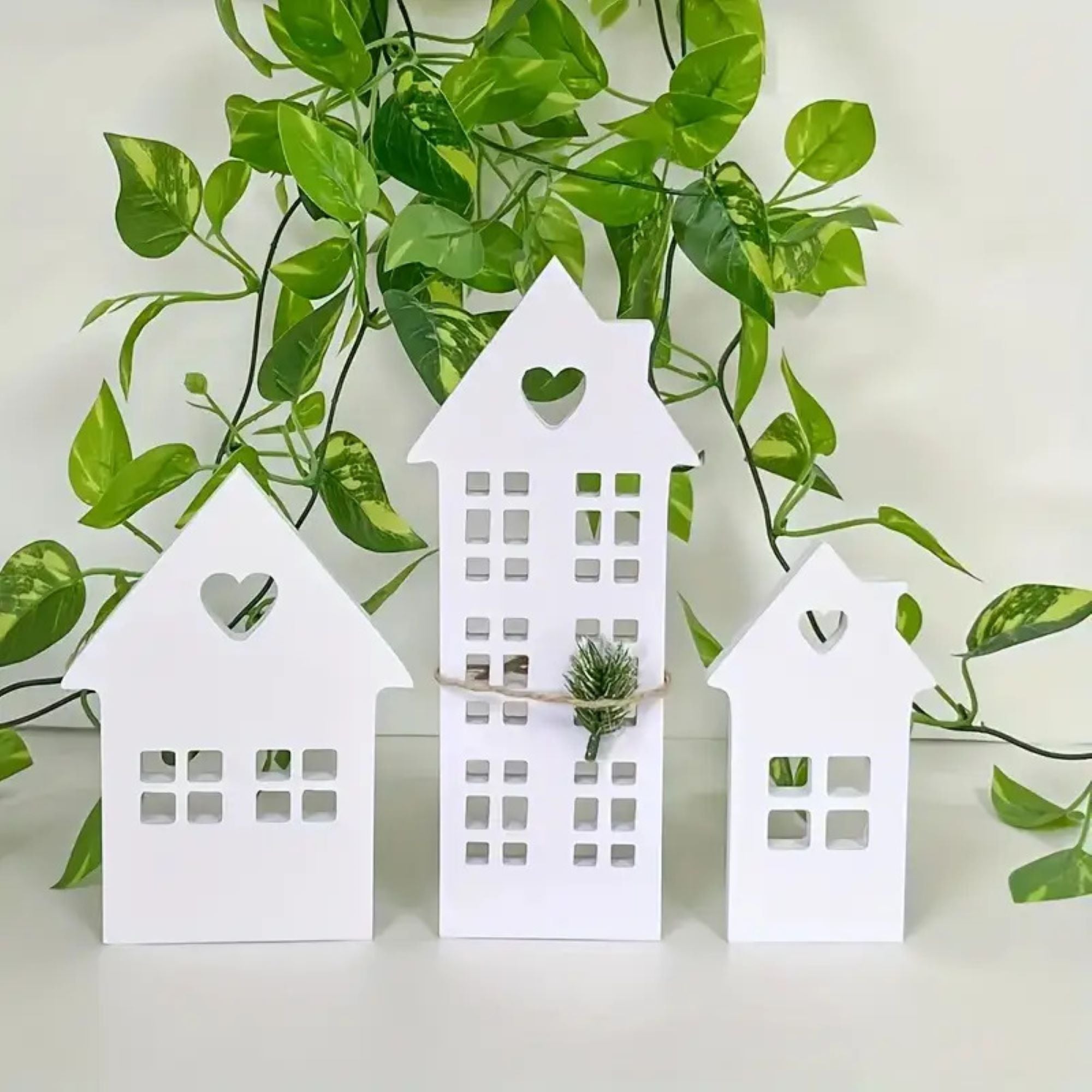 house cutouts tabletop decor