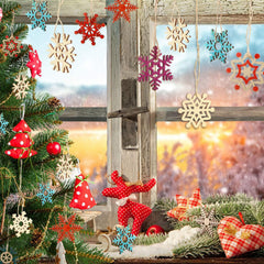 DIY wooden Xmas decorations