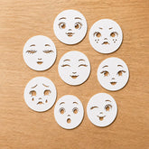 facial expression stencil for diy painting