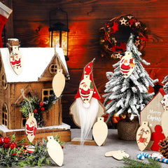 Wooden cutouts for holiday DIY projects
