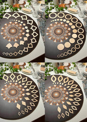 wooden dot art tools