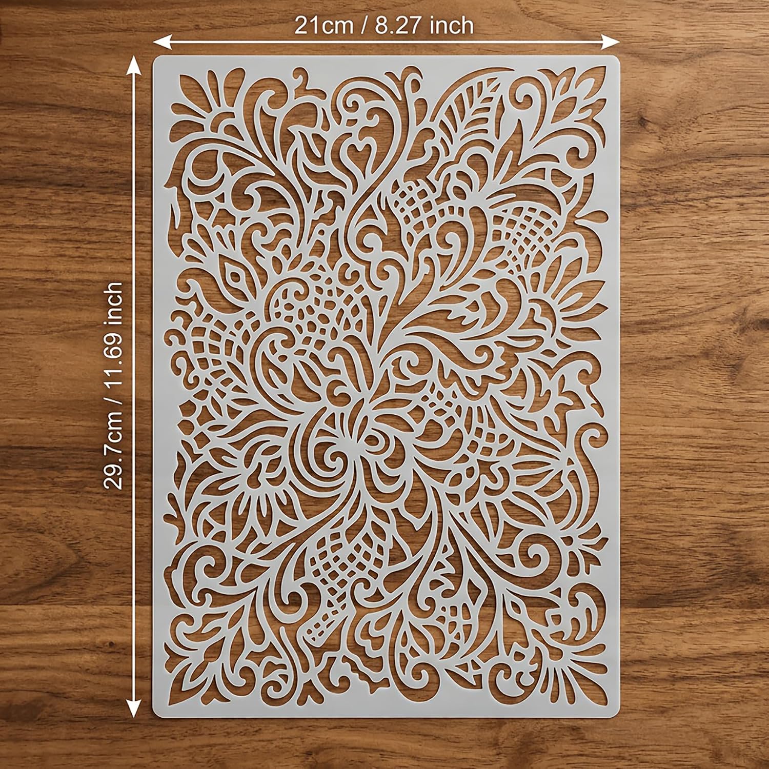 pet plastic lace stencil for painting