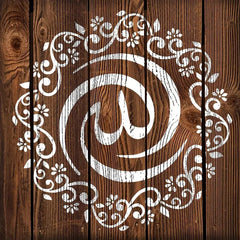 islamic wall art stencil allah name for home decoration