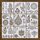 mandala stencils for wall painting mandala stencils for craft and art mandala stencils for fabric painting mehndi design stencil stencils for mehndi design hands henna tattoo stencils for hands henna tattoo stencils face painting stencil for kids mandala plastic stencils for wall painting