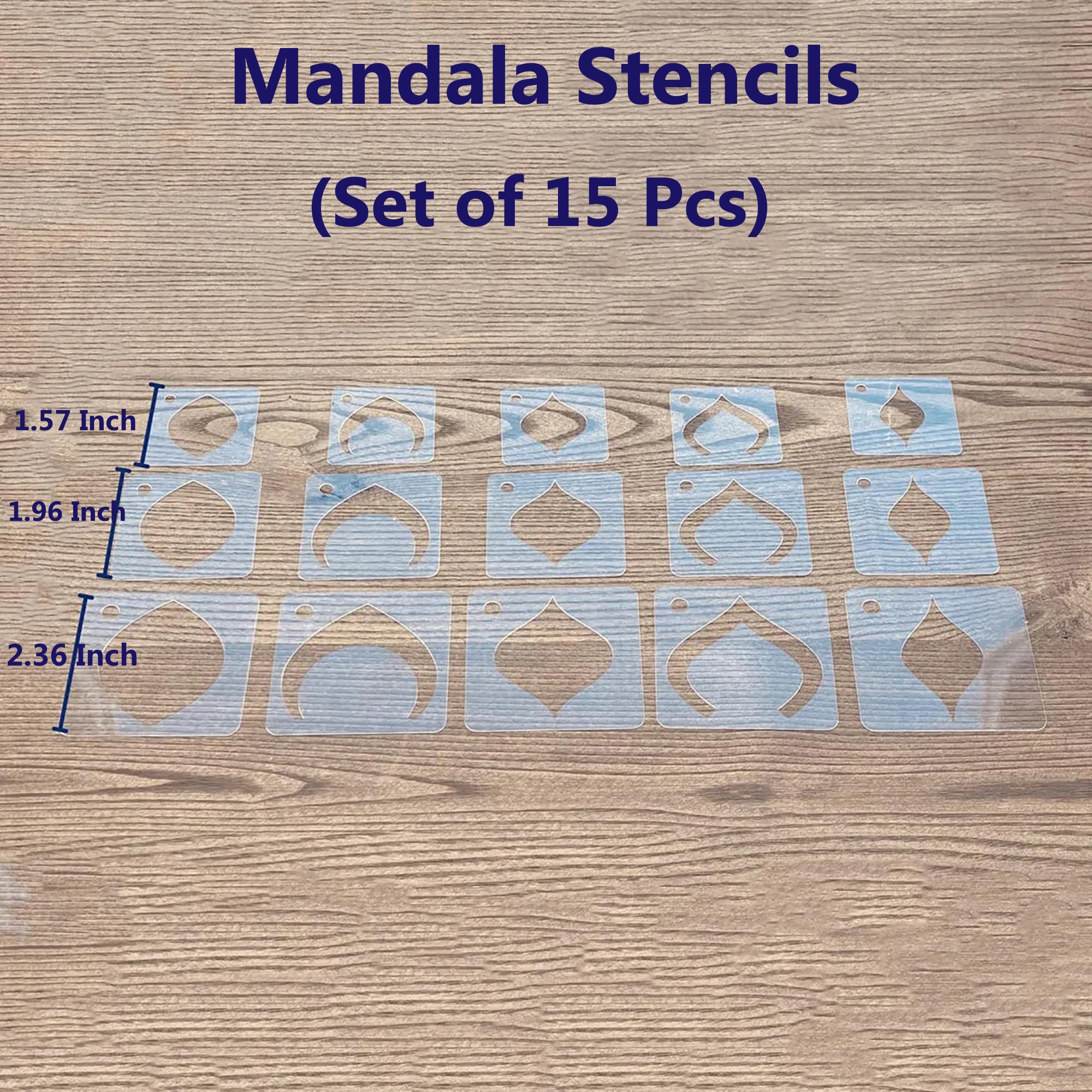 mandala stencils set for dot painting