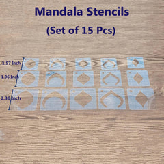 mandala stencils set for dot painting