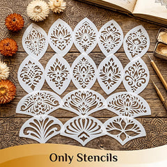 mandala stencil templates for craft projects