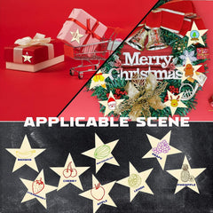 American Elm 30 Pack Cutout 3 Inch Wooden Star Cutouts Wooden Stars Unfinished Wood Pieces Star Wood Craft MDF Star Cutout Star Shape MDF Cutouts Star Shaped Wooden DIY Projects.