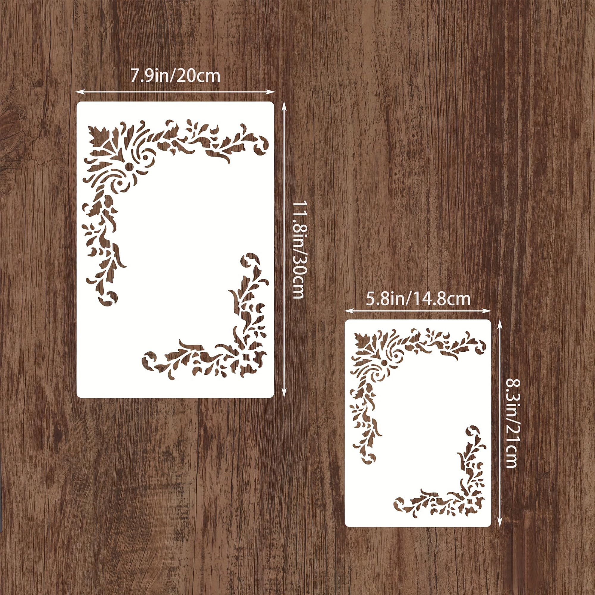 ornamental corner painting templates