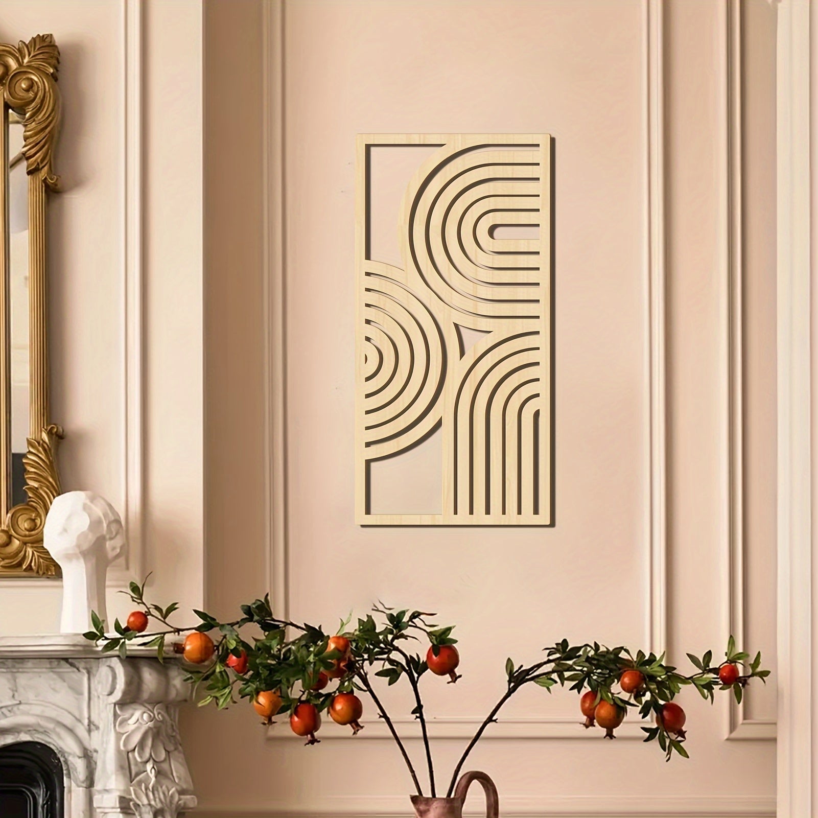 wooden wall decor for living room
