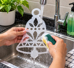 bell pattern stencil template for handmade crafts