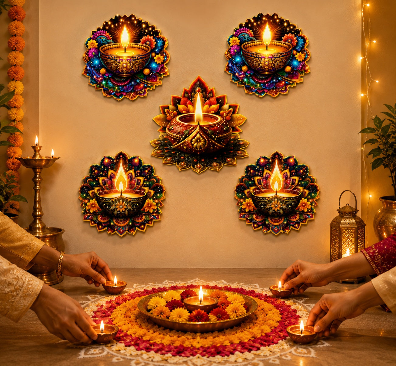 festive wall hanging for home