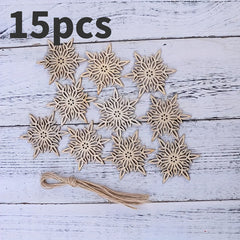 wooden craft cutouts for festive decoration
