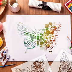 butterfly stencil for furniture painting