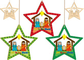 star wooden cutouts for diy crafts