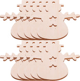 unfinished wooden snowman cutouts for diy
