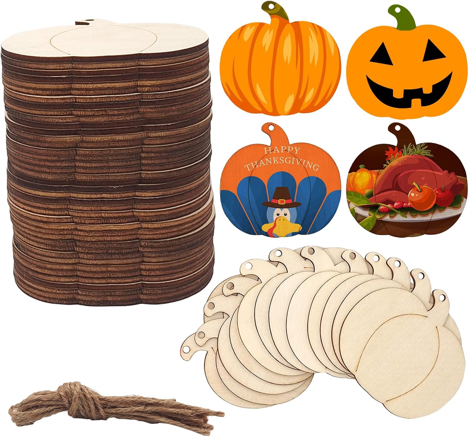 diy wooden pumpkin cutouts