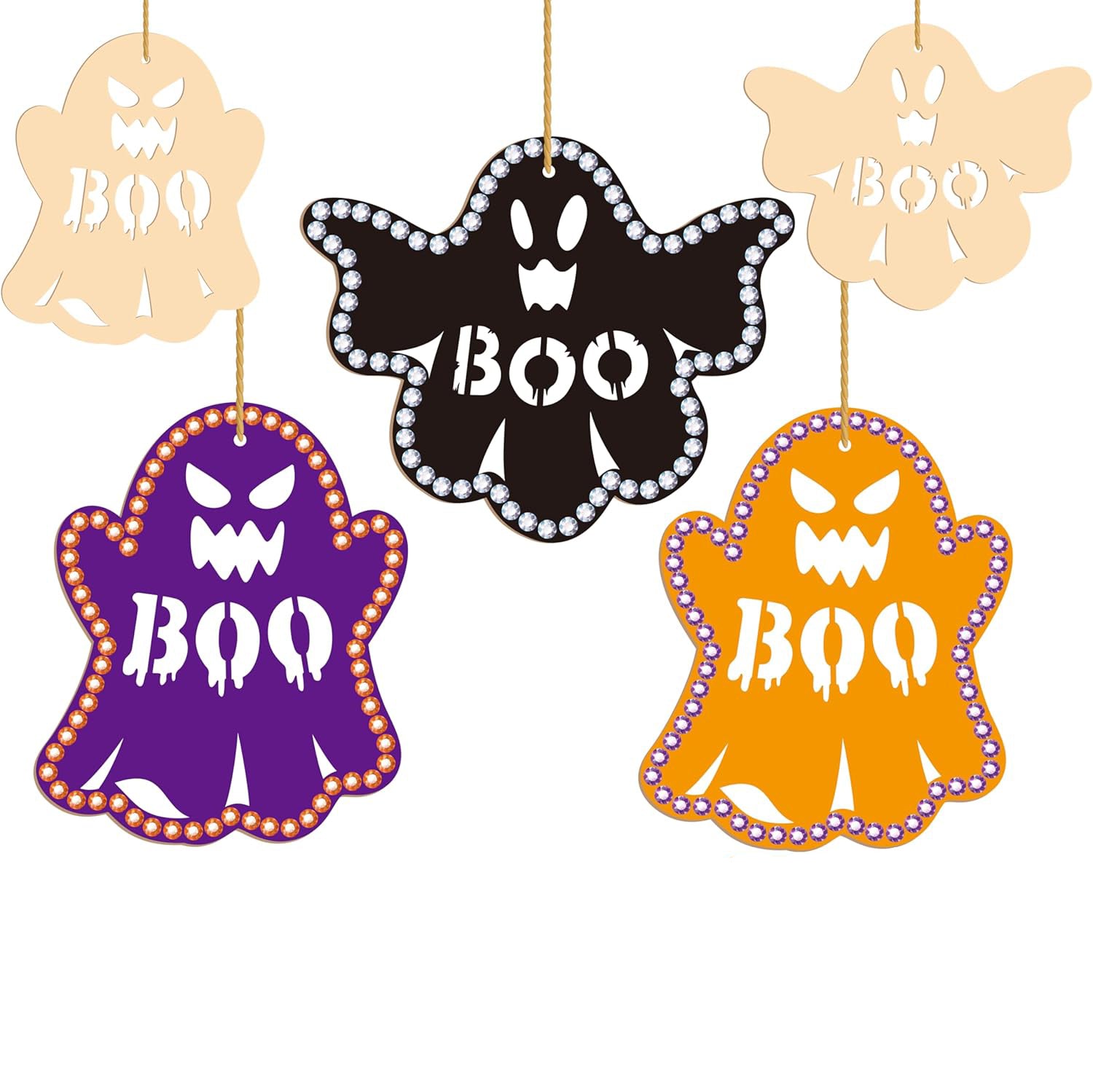 ghost wooden cutouts for diy crafts