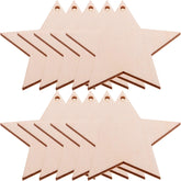unfinished wooden star cutouts for diy