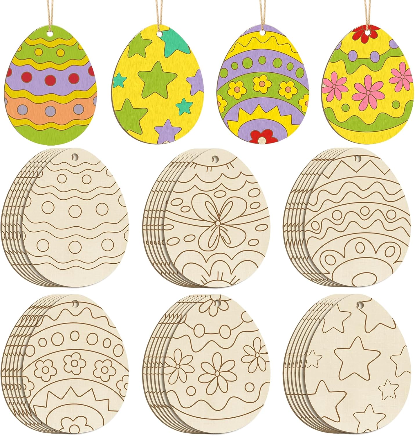 diy wooden easter cutouts