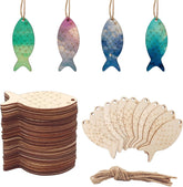 fish wooden cutouts for diy crafts